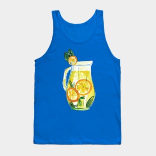 Pitcher of lemonade watercolor Tank Top